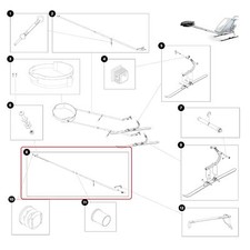 Thule Ski Kit Replacement Arm RH für Chariot Cross-Country Skiing Kit