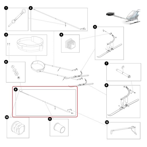 Thule ski kit - thule, replacement