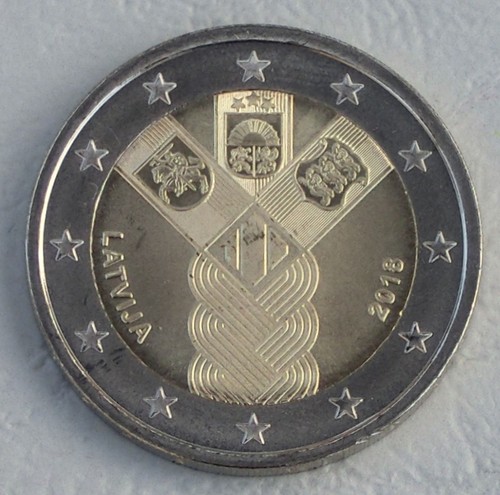 Euro gedenkmünze lettland - euro,