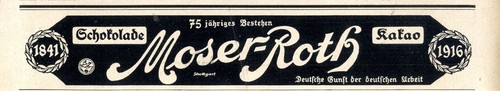 Jahre moser roth - jahre, schokolade