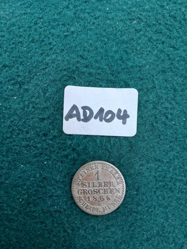 Ad104 silbergroschen 1866 - ad104,