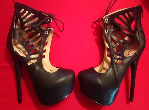 Sexy plateau high heels - plateau,