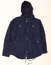CHAPS Damen Regenjacke mit Kapuze UK 18 XL dunkelblau Polyester BE13