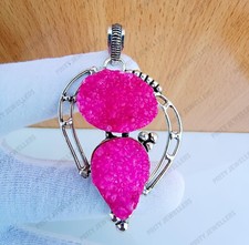 Natürlich rosa druzy - natürlich,