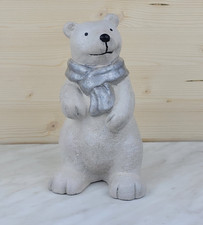 Gartenfigur Dekofigur Skulptur Eisbär  wetterfest frostsicher