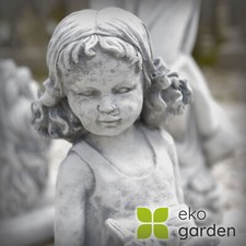 Steinfigur Steinguss Mädchen