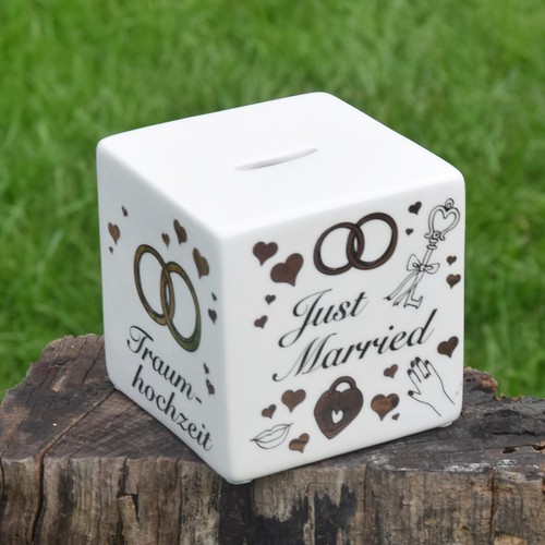 Spardose keramikdose hochzeit - keramikdose,