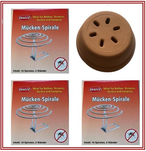Tontopf stück insekten - u.,