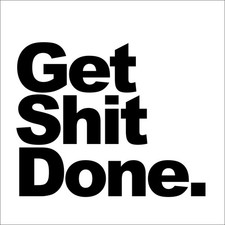 PRO ART Keilrahmenbild GET SHIT DONE BHT 27x27x2 cm bunt