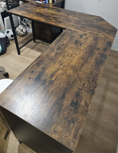 Förmiger schreibtisch mit - l-förmiger,