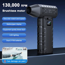 Turbo Gebläse Jet Bläser Mini Turbo Handbläser Luftgebläse Gebläse mit Akku Auto