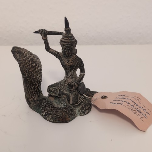 Thailändische bronzefigur - thailändische,