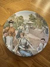 Vohenstrauss Porzellan Sammelteller Tennis Nr. 4 Bavaria  Wandteller