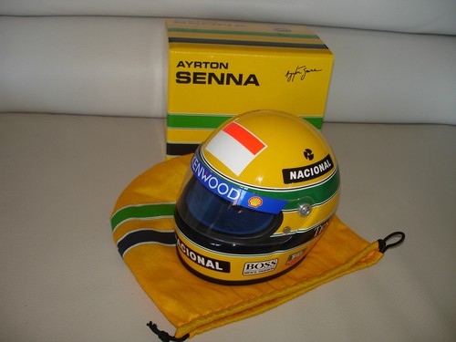 Ayrton senna helm helmet - f1,