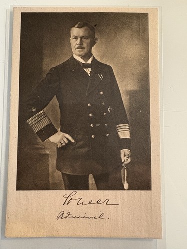 Admiral scheer postkarte - scheer,