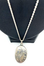 Vintage 925 Silber Medaillon +