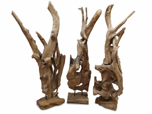Teak wurzelholz skulptur xxl - wurzelholz,