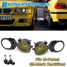 2x Nebelscheinwerfer Set E9 Mark Für BMW E46 E39 M Paket M3 M5 Klarglas Gelb+HB4