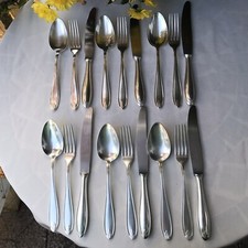 Jugendstil WMF 1600 Akanthus Eichenlaub wunderschönes Besteck für 6 P., 90er Pat