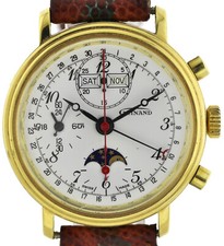 Rarität Guinand Kal. Valjoux 7751 Vintage Mondphase Chronograph Vollkalendar