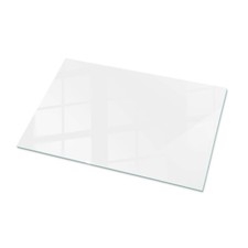 Glasplatte Glasscheibe Tischplatte Rechteckig Gehärtet Glatte weiße Farbe 100x70