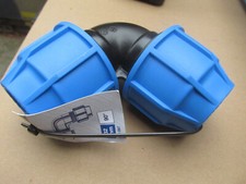 90°-Winkel für PE-Rohre Ø 32 mm / H2A8K2