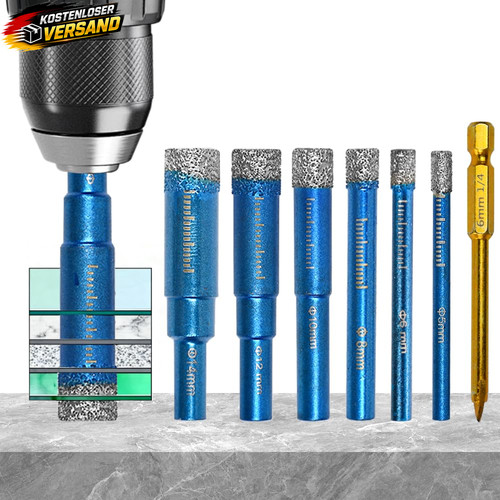 Teiliges diamant bohrer - 7-teiliges, set