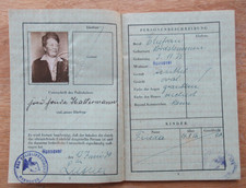 Alter Reisepass für eine Frau