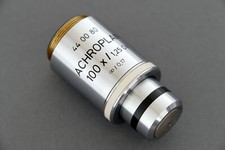 Zeiss Axio Mikroskop Objektiv Achroplan 100x Oil RMS unendlich 440080 Lens