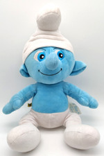 Die Schlümpfe Plüsch Schlumpf Stofftier Retro 36cm sitzend