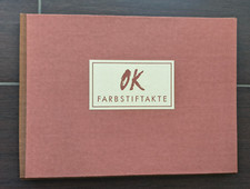 Oskar Kokoschka, Farbstiftakte in Mappe, Zwanzig Zeichnungen Bilder