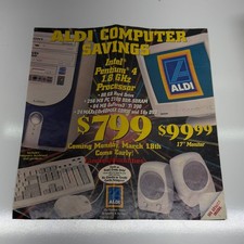Vintage ALDI Computer Savings
