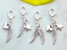 Charms Anhänger ENGELSFLÜGEL STERN HERZ *Charm Engel Flügel Star Armband Kette