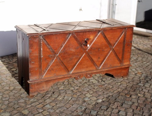 Massive truhe eiche barock - eiche,
