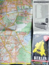 Stadtplan Berlin / bei Nacht - Ausgabe 1963. - Maßstab 1 : 27.500.