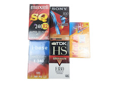 6 x VHS Videokassette Neu OVP