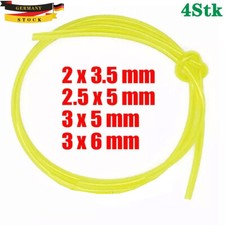 4 Rolle Kraftstoff Benzinschlauch Öl Leitung Motorsäge Rasentrimmer Gartengeräte