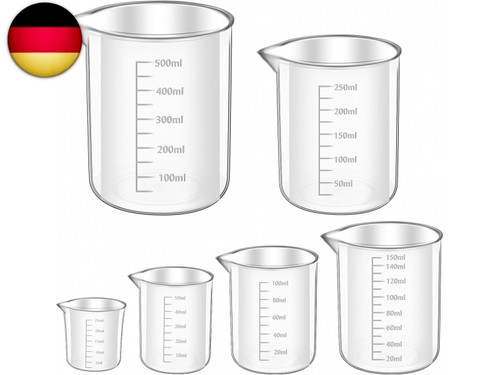 Messbecher set stück - messbecher,