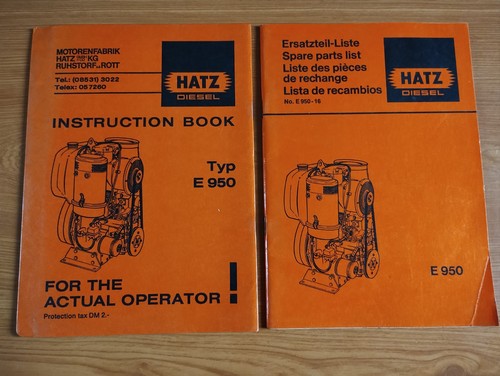 Original hatz dieselmotor e950 - original,