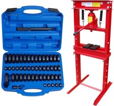 Werkstattpresse 20T Hydraulikpresse + Druckstücksatz 52-tlg. – Rahmenpresse