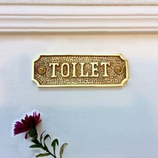 Hinweis Schilder Toilette -