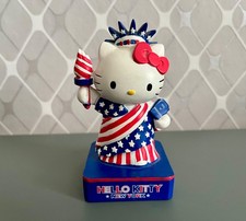Sanrio Hello Kitty Wackelkopf New York 2002 4. Juli Unabhängigkeitstag selten