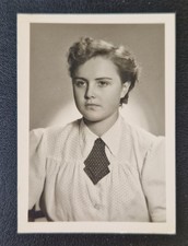 Altes Foto Portrait Frau Dame