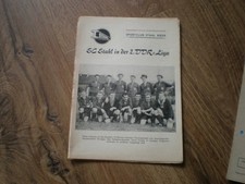 Programm  SC Stahl Riesa  Aufstieg in die 2. DDR Liga  19955