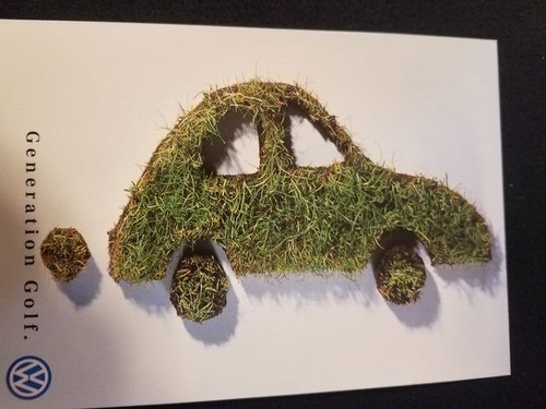 Alte werbekarte volkswagen - alte,