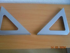 DEKOKONSOLE TRIANGEL 2 Stück190x190MM + REGALBRETT BUCHE HOLZNACHBILDUNG