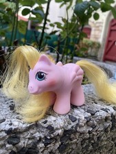 My Little Pony G1  Baby Zwilling Pony Nipples rosa / gelb Hasbro 1986