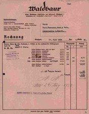 Gebr. Waldbaur Schokolade 1933