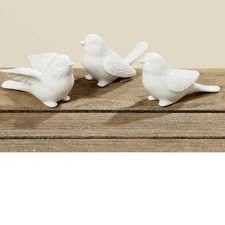 Vogel Vögel 3er Set Porzellan