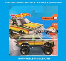 HOT WHEELS "CHEVY BLAZER 4X4" FARBE GRÜN HW HOT TRUCKS OVP UNGEÖFFNET ANSEHEN!